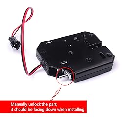 ATOPLEE Electronic Lock, 1pcs DC 12V 2A Carbon