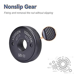 5/8"-11 Thread Angle Grinder Flange Nut, Self