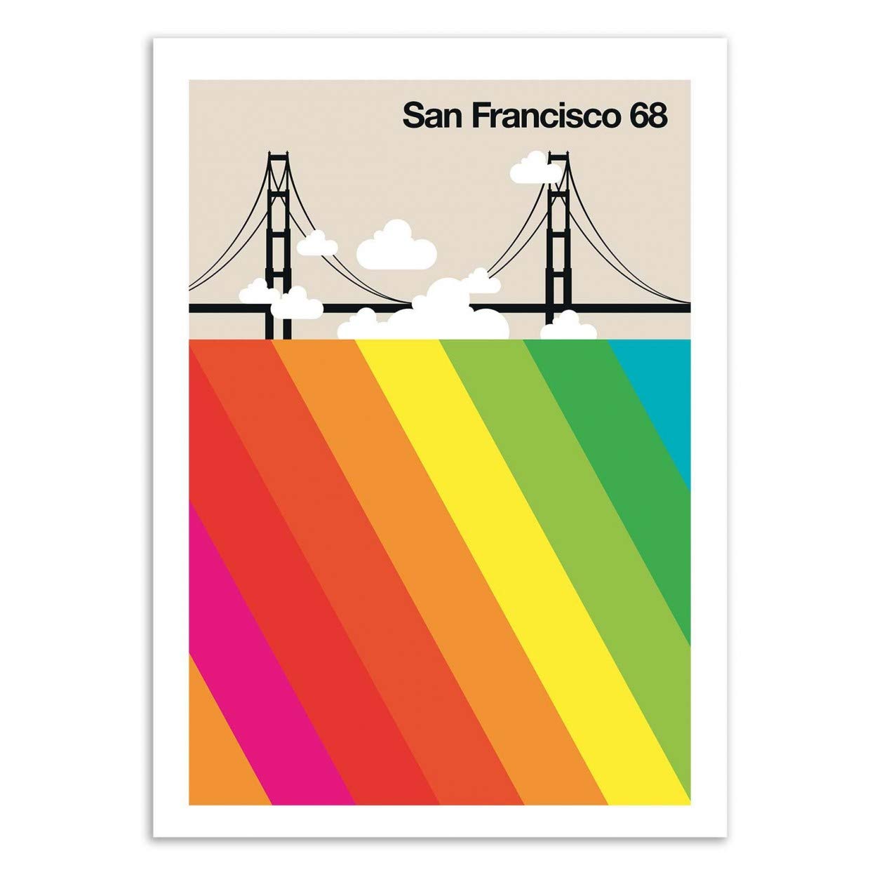 Wall Editions Art-Poster - San Francisco 68 - Bo Lundberg