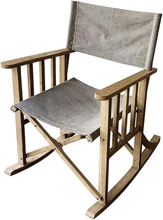 folding canvas rocking chair