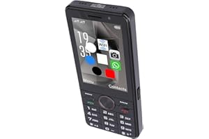 Wisoqu 4G Unlocked Phone, Dual SIM Card Support 3.5 Inch HD Touch Screen Large Keys Mobile Phone with WiFi GPS, for Seniors W