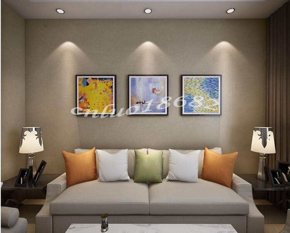 ACCEY papel pintado moderno minimalista 3D color sólido seda no tejido