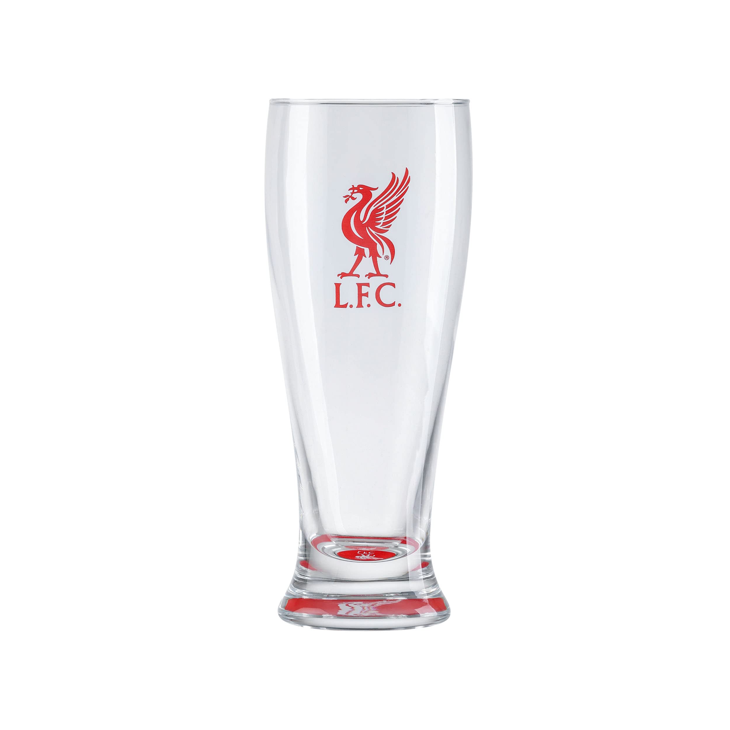 FOCO Official Liverpool FC Football Crest on Base Glass