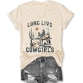 Western Country Shirt for Women Cowgirl Cartoon Boots V Neck Short Sleeve Tops Vintage Cowboy Graphic Tees