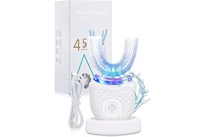 Ultrasonic Electric Toothbrush, U Shaped Automatic Toothbrush for Adults，Whole Mouth 360 Degree Cleaning Hands Rechargeable I