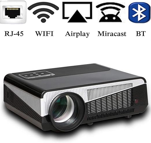 AI LIFE Proyector de Video WiFi 1080p de 5000 lúmenes Proyectores ...