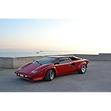 Gifts Delight Laminated 36x24 Poster: 1981 Lamborghini Countach - LP400 S
