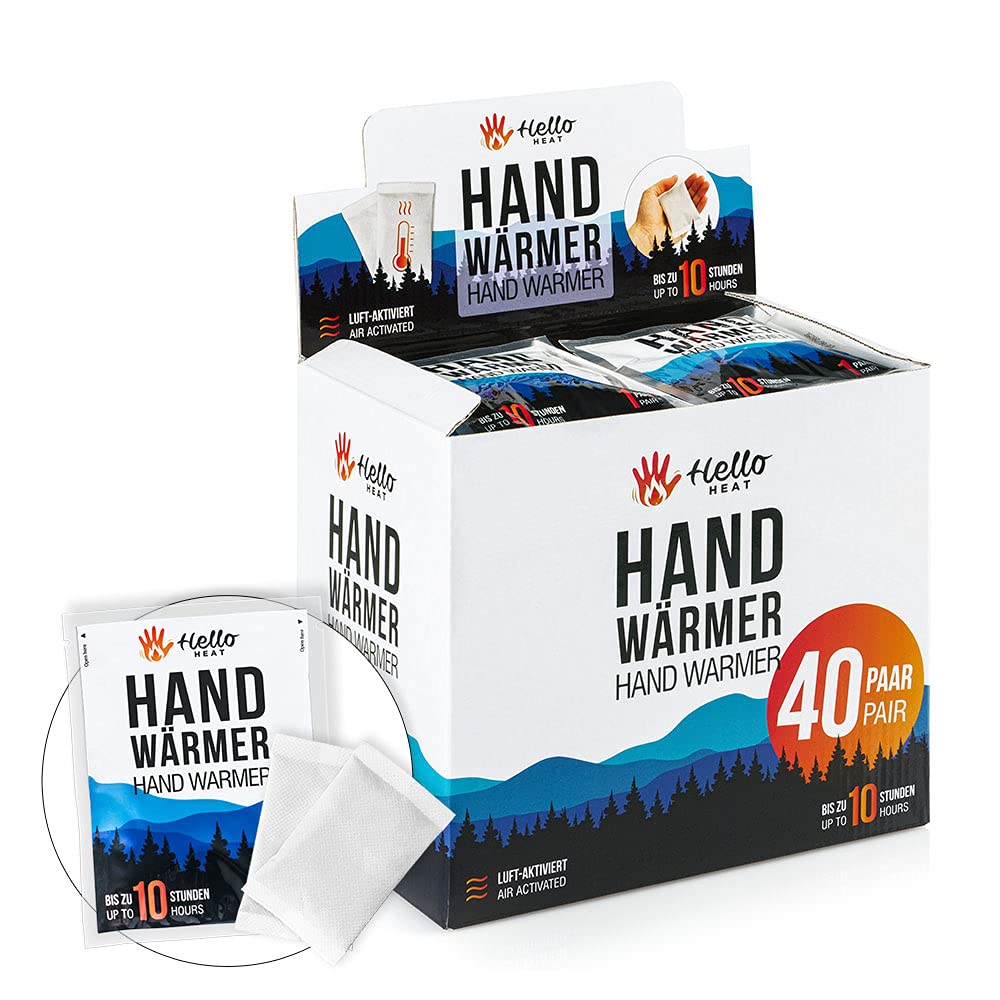 Warmpack hand warmer, 40 pairs, 8 hours of warmth