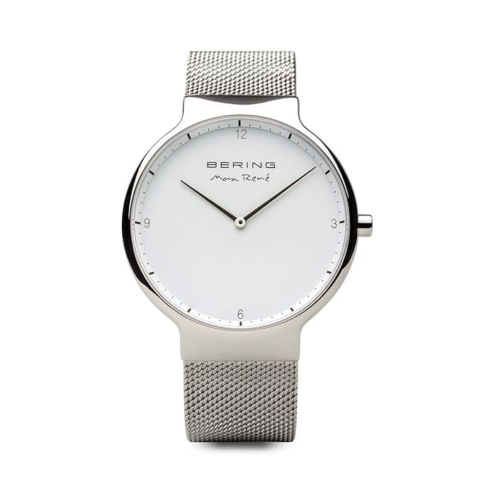 BERING Herren-Armbanduhr Analog Quarz Edelstahl 15540-004