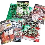 Complete Set: Schneidmeister Airbrush Stencils Field of Skulls All volumes 01, 02, 03 and 04