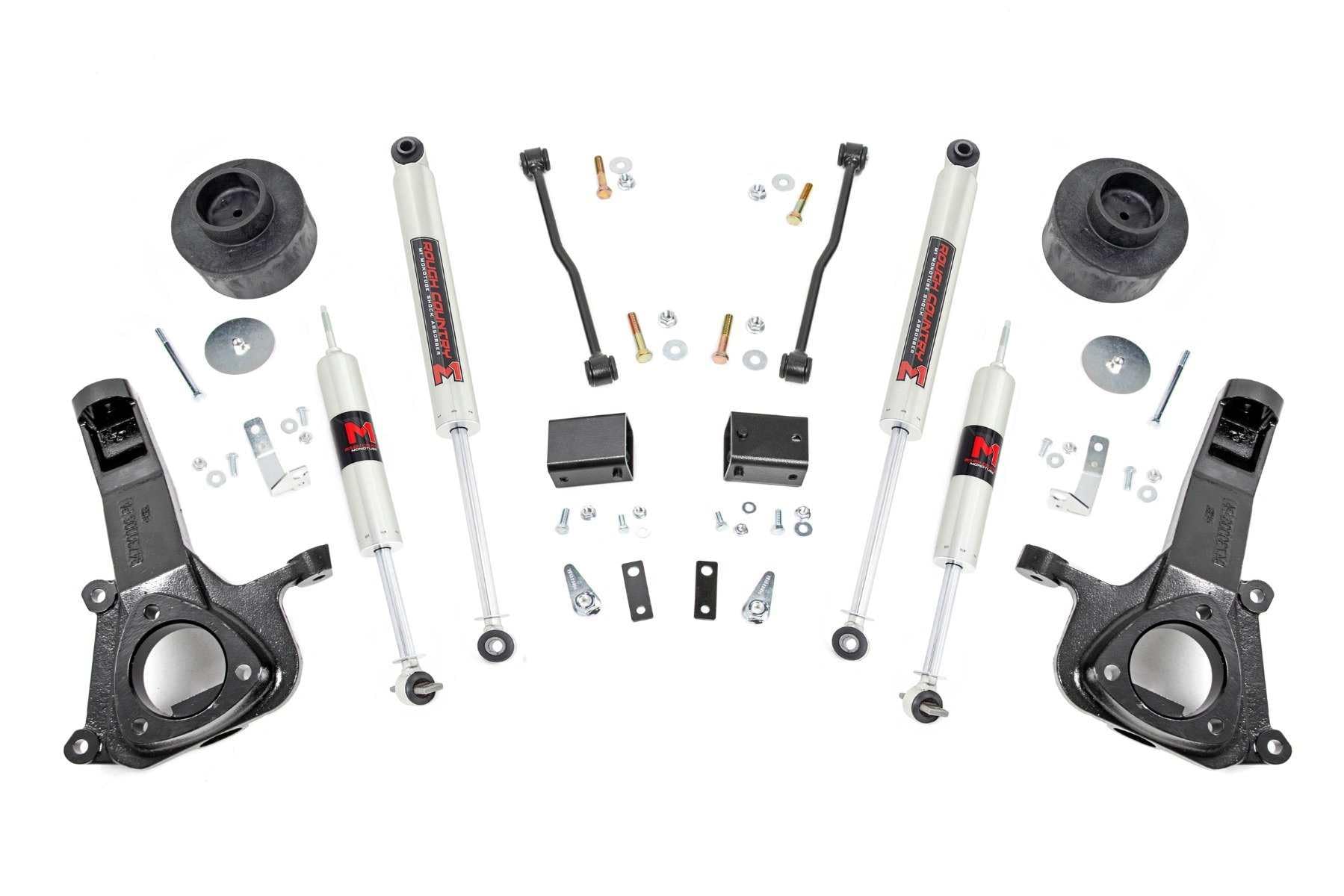 Photo 1 of ***ONLY SPINDLES SUSPENSION IN BOX**
Rough Country 4" Lift Kit w/ M1 Shocks for 2009-2018 Ram 1500 2WD - 30740