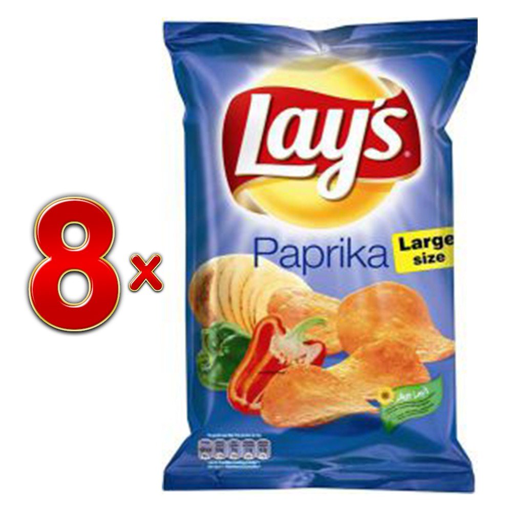 Lays Chips Paprika 8 x 200g Karton Amazon.de Lebensmittel & Getränke