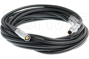 Eonvic Microphone Extension High Flex Cable for B & K Norsinc Preamplifier Sound Analyzer Vibration Measuring System Low Noise 1B FGG 7 Pin Male to 1B PHG 7 Pin Female 5m