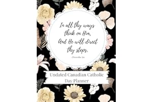 UNDATED Canadian Catholic Day Planner