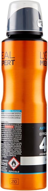 L'Oreal Paris Men Expert Thermic Resist Deodorant Spray 6x 48H Anti-Perspirant view 2