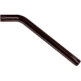 Westbrass D302-12 1/2" IPS x 10" Wall Mount Shower Arm Only, Oil Rubbed Bronze