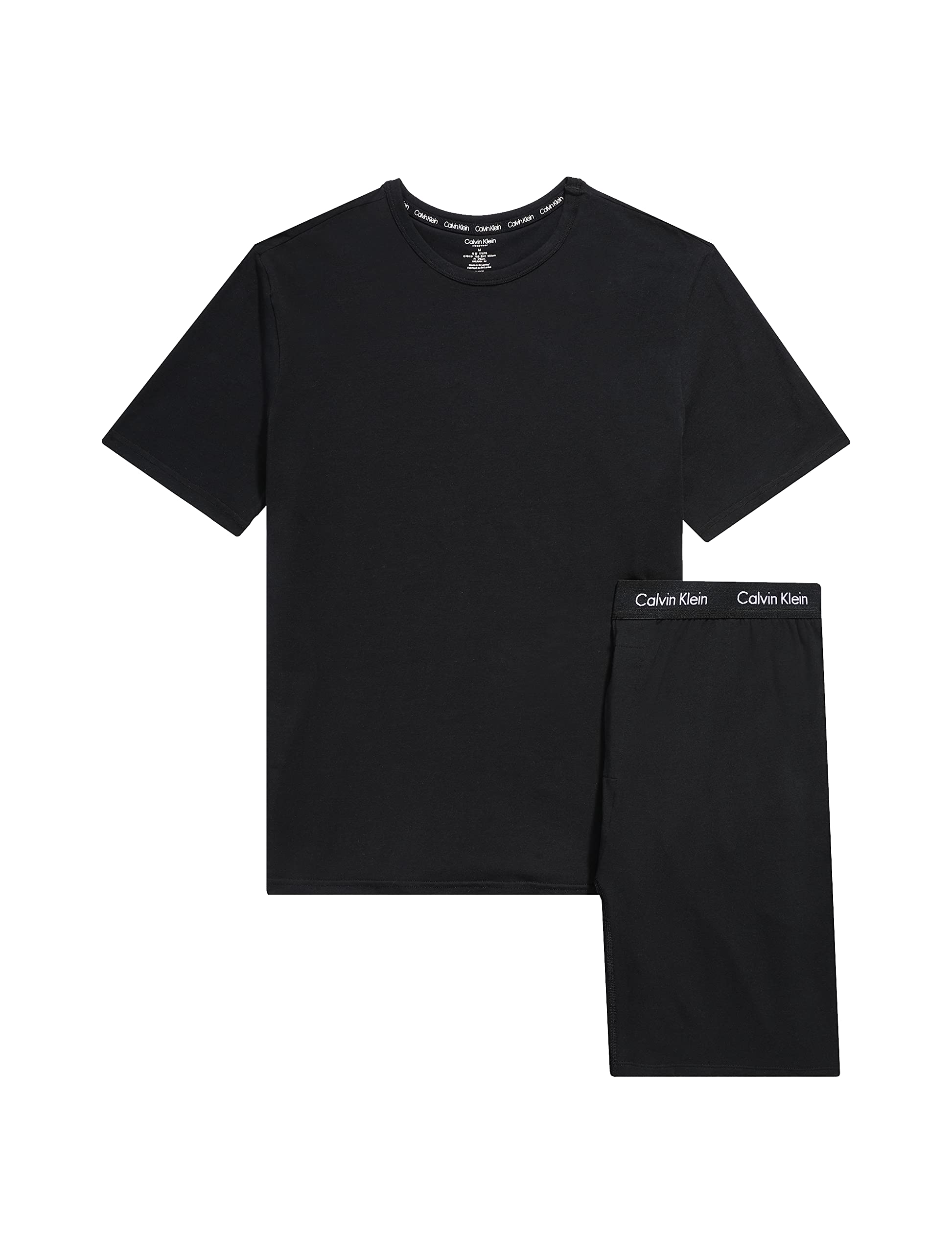 Photo 1 of Calvin Klein Men's Cotton Stretch Lounge Sleep Short Set Black