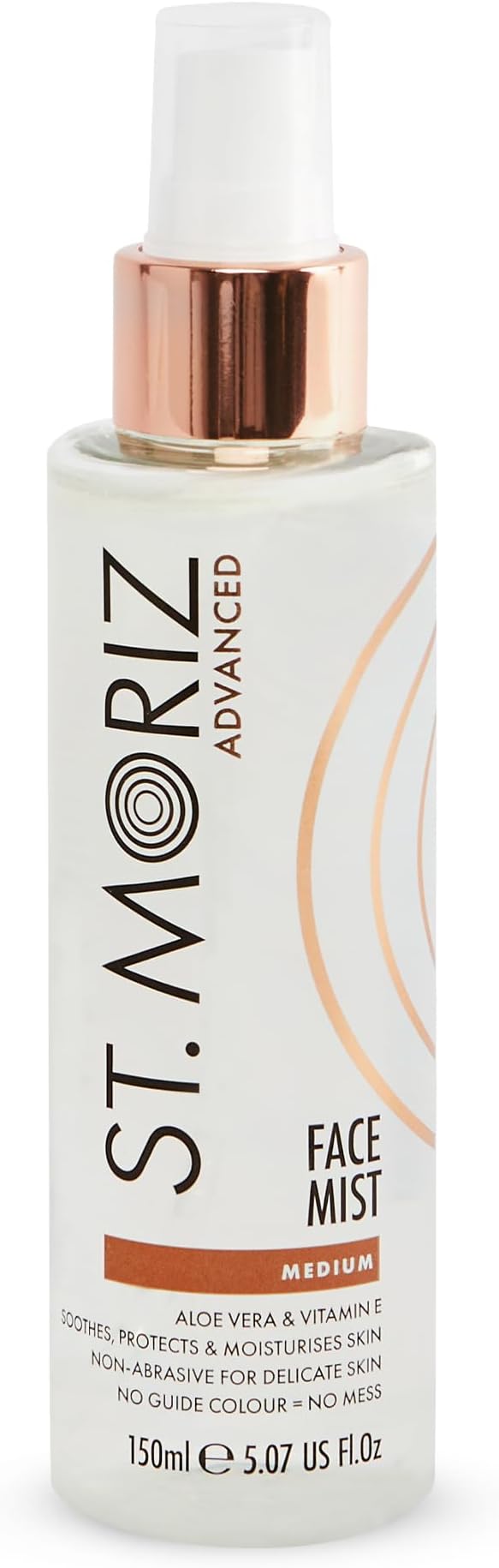 St Moriz Advanced Instant Tanning Face Mist Medium 150ml Aloe Vera Vitamin E