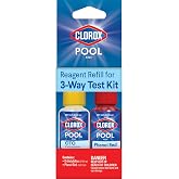 Clorox&reg; Pool&amp;Spa&trade; Swimming Pool 3-Way Water Test Kit Refill Solutions, 0.5oz (Pack of 1)