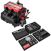 SEMTO &amp; OTTO Inline Double-Cylinder 4-Stroke Nitro Engine Model Kit | ST-NF2 7.0cc Air-Cooled Nitro Internal Combustion Engine Kit for STEM Education &amp; Science Demonstration