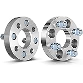 ECCPP 2PCS 1 inch Wheel Spacers 4x100 to 4x100 4 Lug Fits for 2004-2011 for Chevrolet Aveo| 2005-2010 for Chevrolet Cobalt| 2007-2020 for Honda Fit with 12x1.5 Studs