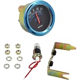 Neeseelily Ammeter Gauge Amp Meter Gauge A0NN10670A Compatible with Ford/New Holland 2N 600 700 800 8N 900 9N Jubilee NAA Case IH Tractors 54 464 574 674 2400A Allis Chalmers Tractor 170 175 180 185