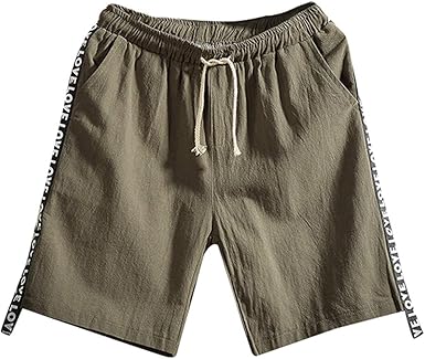 mens cotton shorts 5 inch inseam