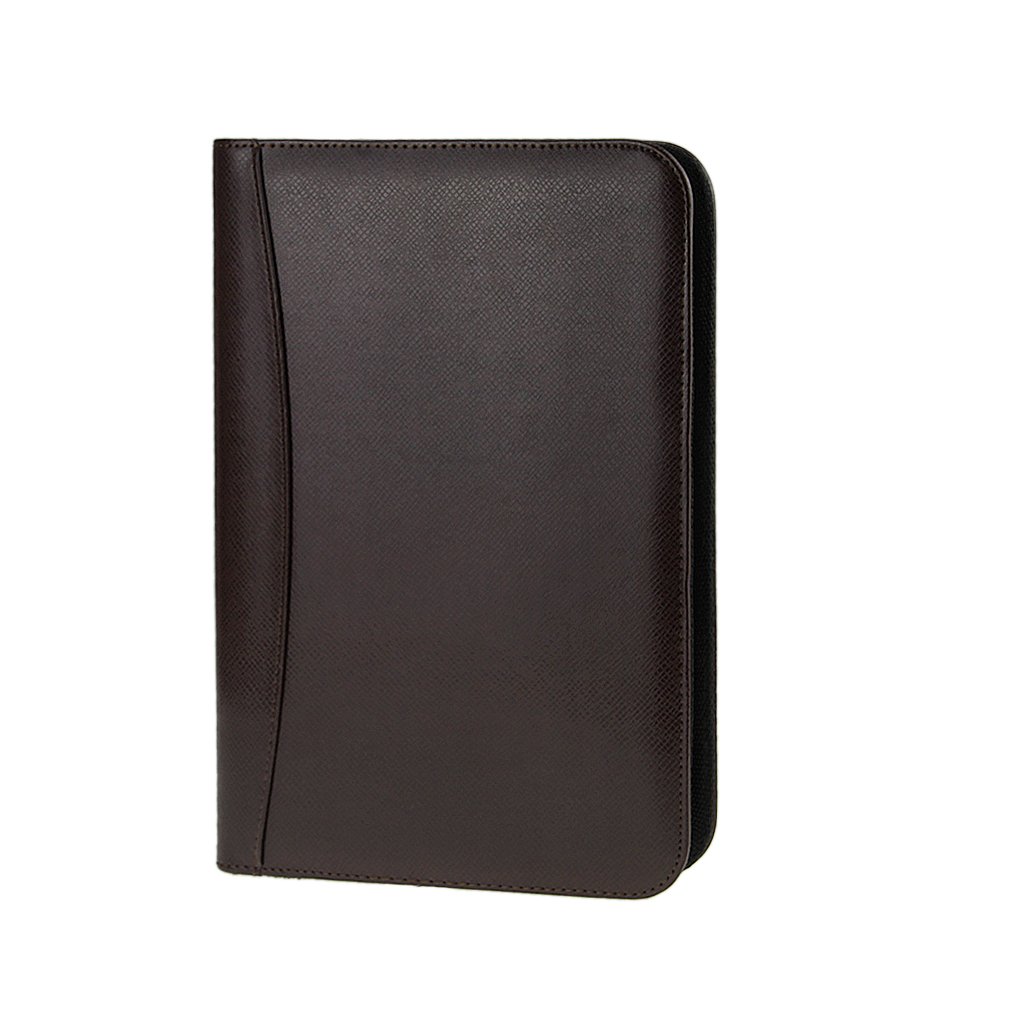 Upscale PU Leather Cover A5 Zipper Notebook Spiral Bound Looseleaf