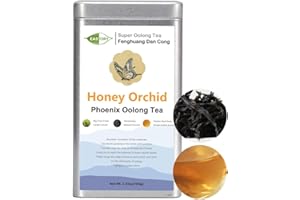 Honey Orchid Phoenix Oolong Tea 3.53 oz, Fenghuang Dancong Wulong Cha, Chaozhou Milan Xiang Loose Leaf Tea 100g