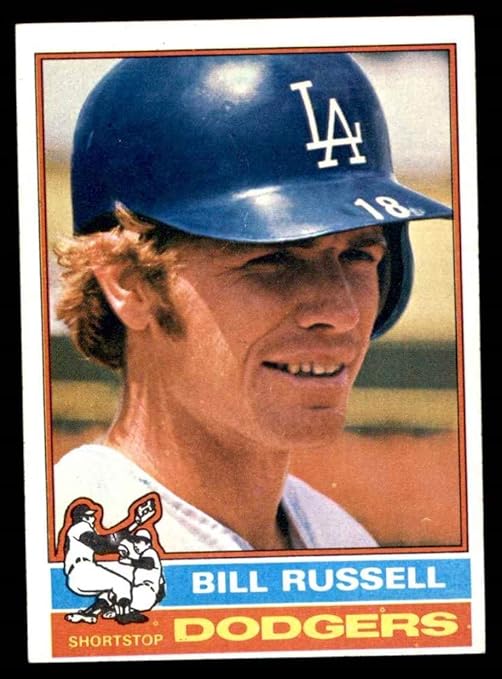 Amazon.com: 1976 Topps # 22 Bill Russell Los Angeles Dodgers (Baseball