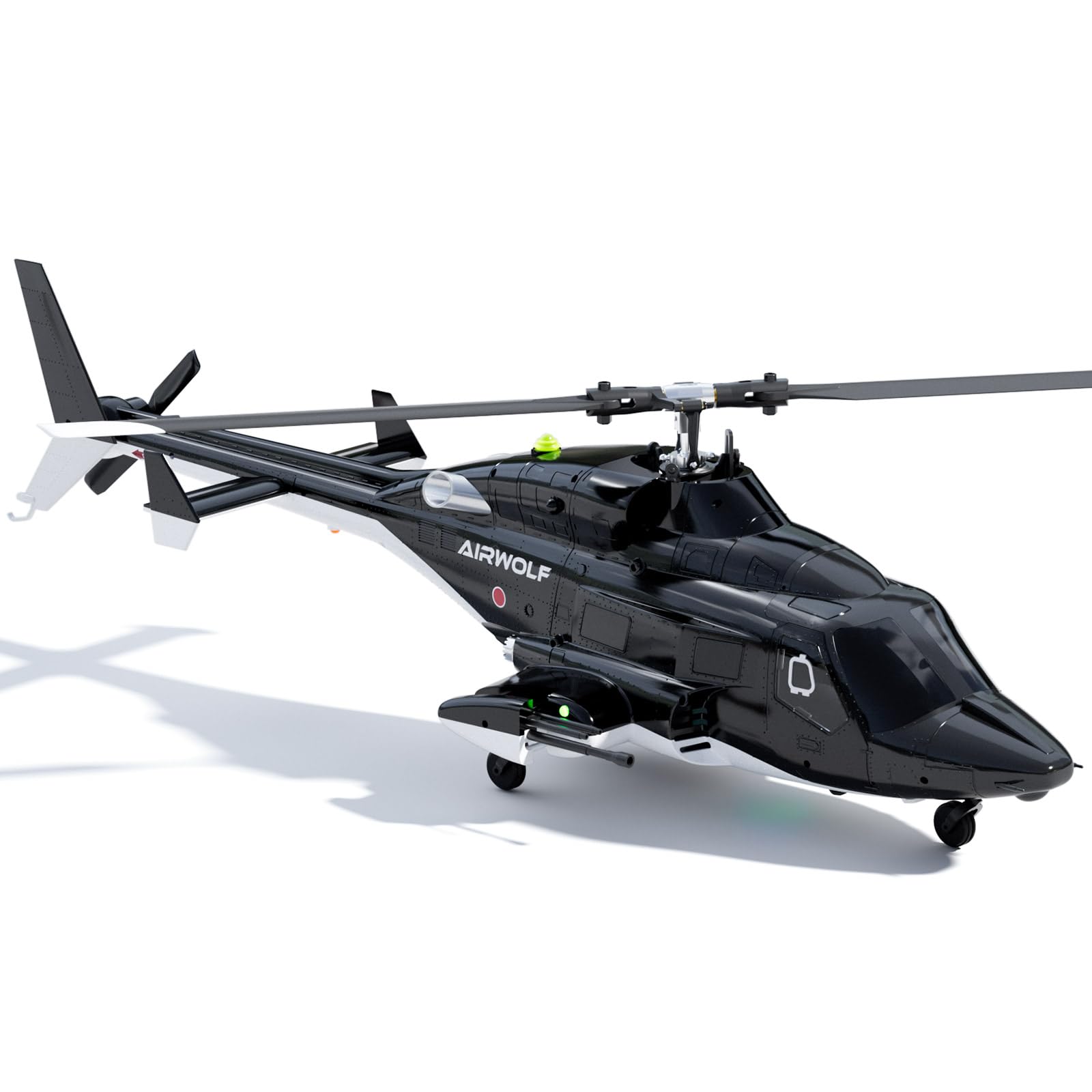 Photo 1 of **PARTS ONLY**Carmanon RTF Airwolf RC Helicopter - 27:1 Scale Collectible Remote Control Helicopter with Auto-Hover, 6CH Control & Dual Batteries for Adults Beginners,TV-Accurate Air Wolf Series Model