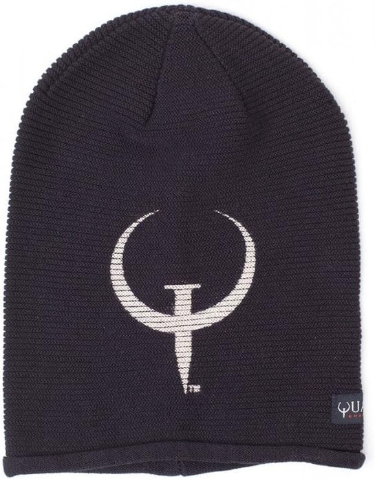 Quake Beanie Champions Logo Tube Black