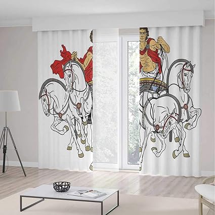 Amazon Com Yoliyana Bedroom Blackout Curtains Toga Party