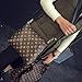 XL Women's Fashion Casual Printed Bag Shoulder Messenger Bag Two Piece-YG1280 (Black)