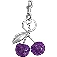 Nylry Cherry Keychain & Bag Charm - Cute Cherry Accessories for Women - Gift
