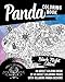 Panda Coloring Book: Black Night Edition: An Adult Coloing Book of 40 Adult Coloring Pages with Relaxing Panda Designs (Animal Coloring Books for Adults) (Volume 32) by Adult Coloring World