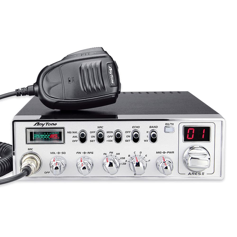ARES II AnyTone 10 Meter Radio for Truck, with
