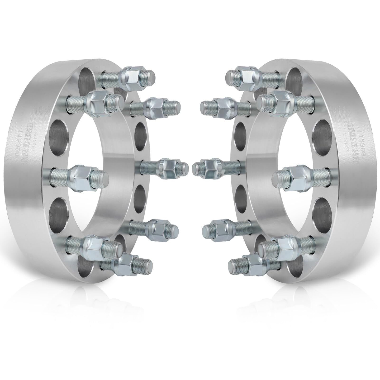 Photo 1 of ECCPP 2PCS 8 Lug Wheel Spacers 1.5 inch 8x6.5 to 8x6.5 8x165.1mm 126.15mm CB 9/16" Studs for ford for F250 F350 Ram 2500 Ram 3500 W250 W300