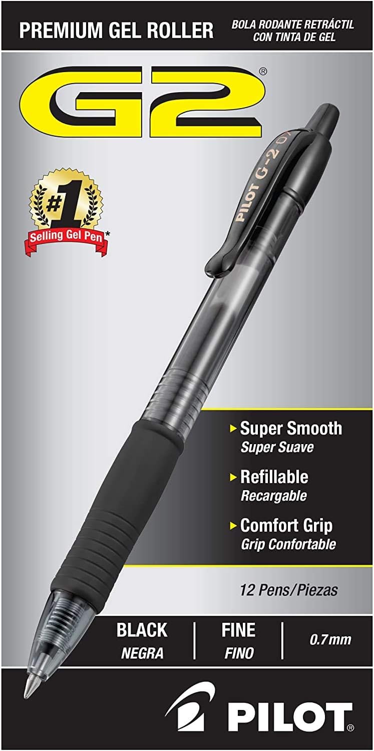PILOT G2 Premium Refillable & Retractable Rolling Ball Gel Pens: Office Products