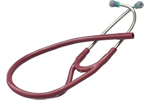 Truaevum Compatible with/Replacement for Master Cardiology (r) and Cardiology III (r) Littmann (r) Stethoscope TUBING - 7mm Binaurals K7 Burgundy