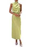 PRETTYGARDEN Women's 2025 Summer Satin Dress