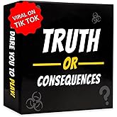 MY HERO CARDS Truth or Dare & Consequences Card Game for Adults - 250+ Card Game for Adult Game Nights with Friends and Family - Board Games for Adults for Bachelorette Party, Travel, Family Fun