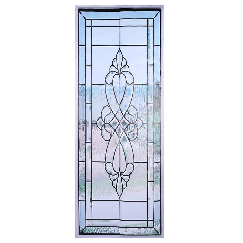 2Pcs Self‑Adhesive Glass Door Sticker Waterproof Window Privacy Film Decorative Window Decals Removable Window Sticker for Home Decor