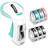 Embossing Label Maker Machine with Tapes,Omega S Vintage Embossed Label Printer Portable 3D Labeler Old School Label Makers M