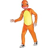 Pokemon Charmander Kids Costume, Children's Classic Character Outfit, Child Size Large (10-12) Orange