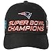 Outerstuff NFL New England Patriots Super Bowl 51 Champions Structured Adjustable Hat, Black, One Size