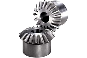 Boston Gear L110Y Miter Gear, 1:1 Ratio, 20 Degree Pressure Angle, 0.375" Bore, 1.062" Mounting Distance, 16 Pitch, 16 Teeth, Steel