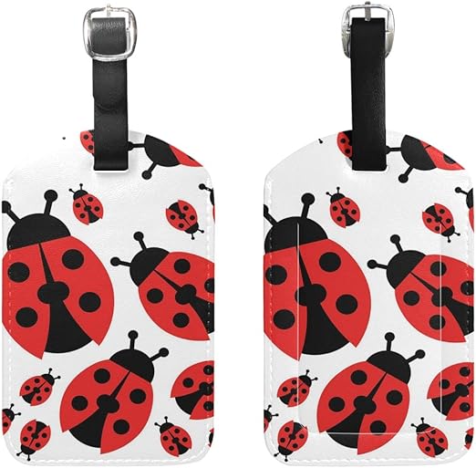 ladybug luggage tag