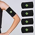 Overt Diabetic Sensor Armband - Fits All CGM Devices - Protects Insulin Pod During Exercise - Replaces Adhesive Patches - Kids & Adults - Large Band [4 pack] by Curative Diagnostics