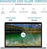 PYS Blue Light Screen Protector 14 Inch Laptop 2 Pack Anti-Glare view 9
